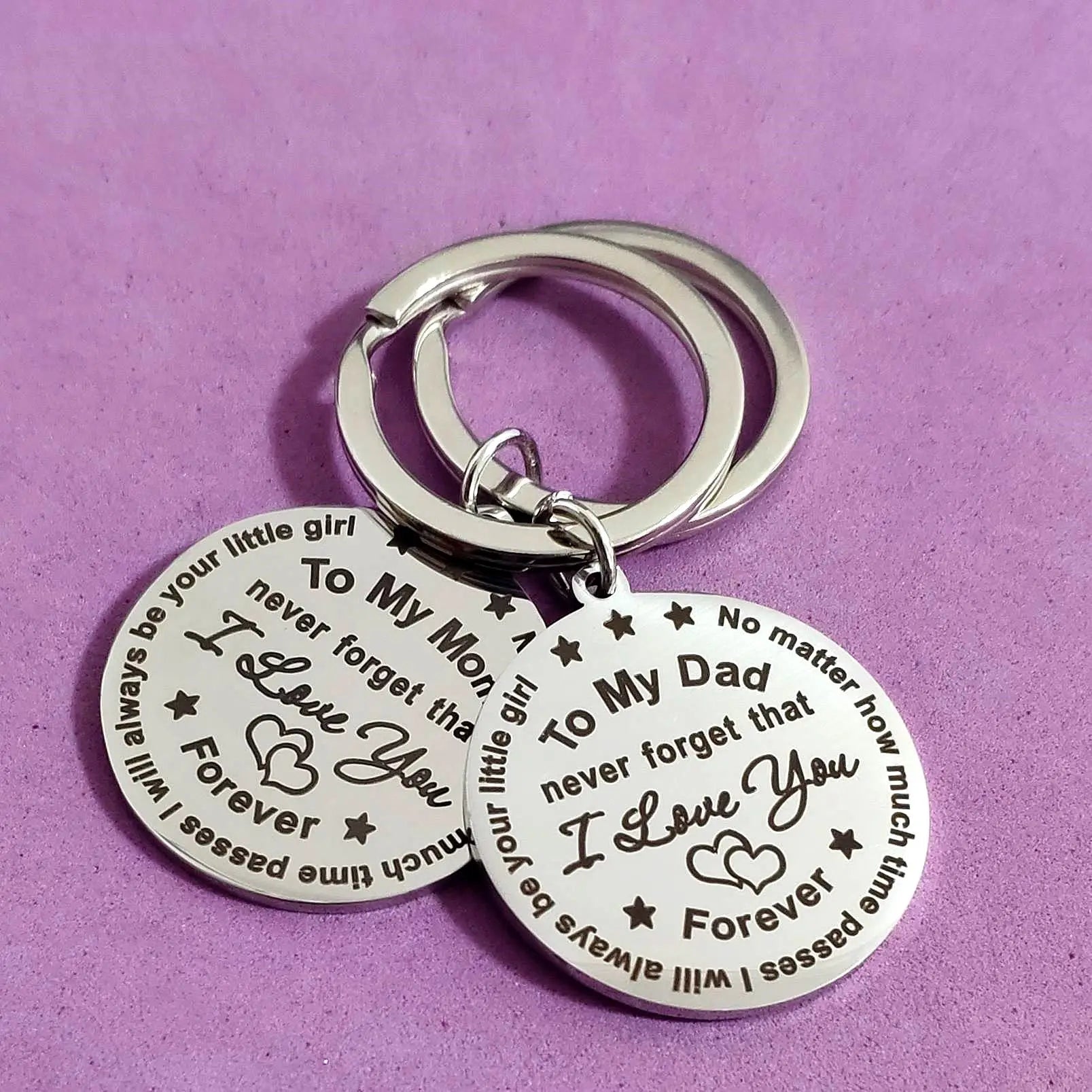 Creative Lanyard for Keys Be Your Girl Gift Stainless Steel Keyring Thanksgiving Father's Day Birthday to Dad Mom Keychain Car