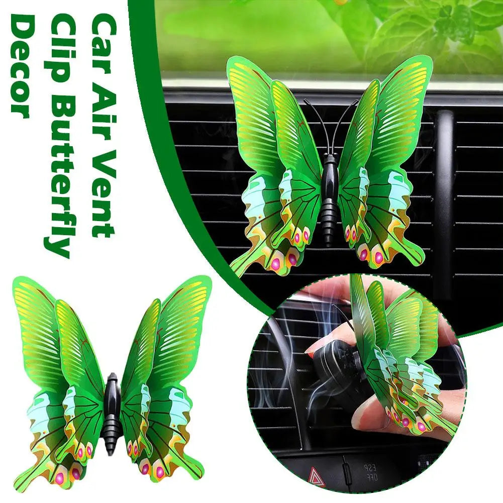 Air Freshener Butterfly Car Perfume Car-styling Natural Smell Air Conditioner Outlet Clip Fragrance Auto Accessories