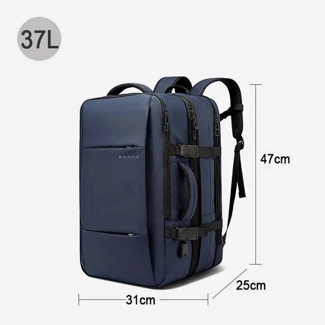 Bange Travel Backpack Waterproof Laptop Business School Men Expandable