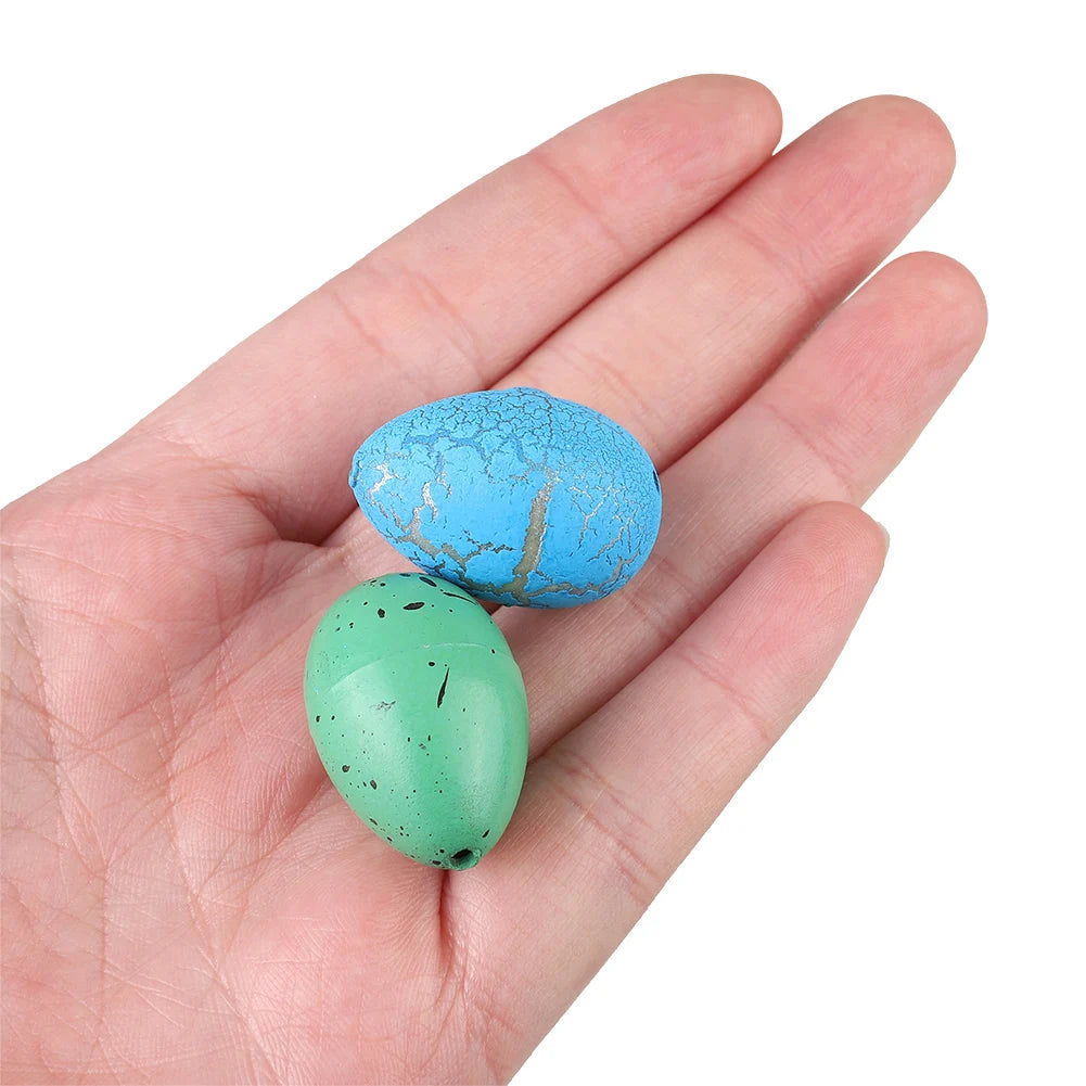 6PCS Growing Easter Eggs with Mini Dinosaur Toys Inside for Kids Boys Girls Easter Basket Stuffers Gifts Fillers Party Favors