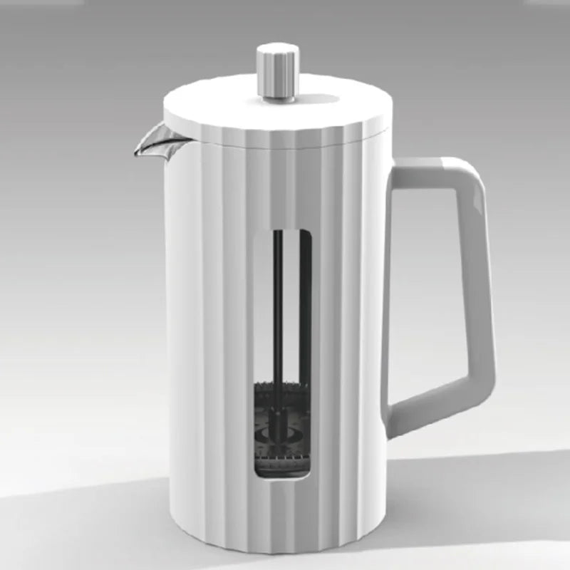 1000ML/ 600ML French Press Coffee Maker High Borosilicate Glass House Coffee Brewer Milk Foam Frother Barista Tea Maker