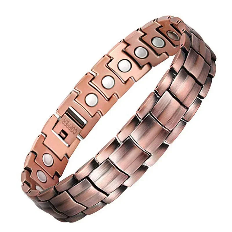 Copper Color Bracelets for Women&Men Therapy Health Magnetic Healing Bracelet Bio Energy Arthritis Pain Valentine's Day Gifts