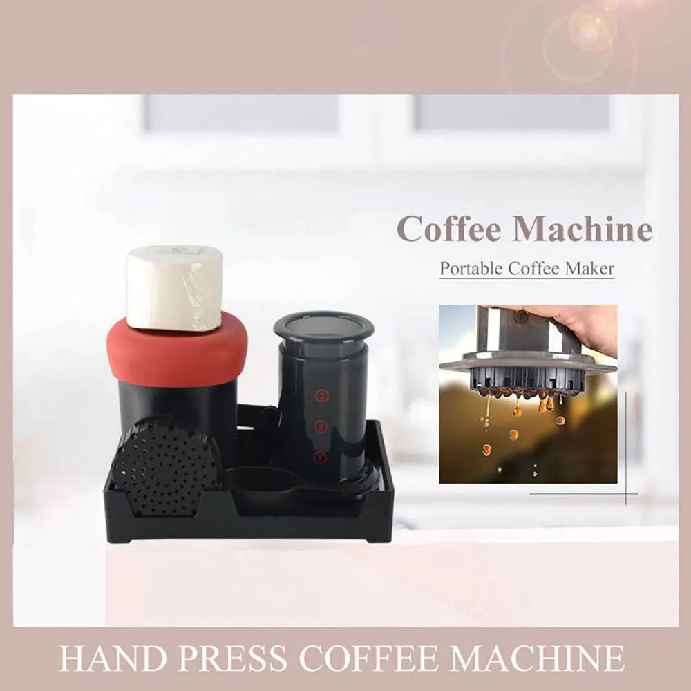 New 250ml Espresso Coffee Maker Machine Portable Cafe French Press Coffee Pot With Filter Paper Kit Bar Set For AeroPres