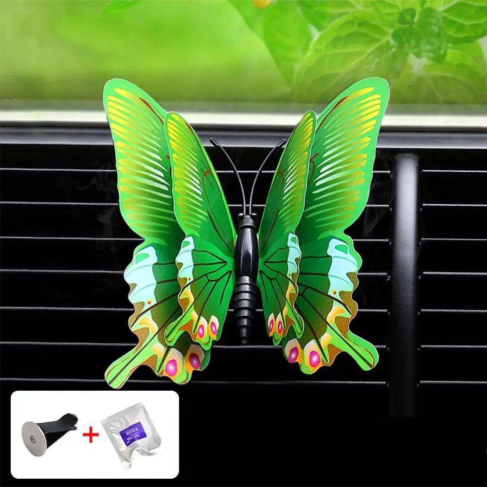 Air Freshener Butterfly Car Perfume Car-styling Natural Smell Air Conditioner Outlet Clip Fragrance Auto Accessories