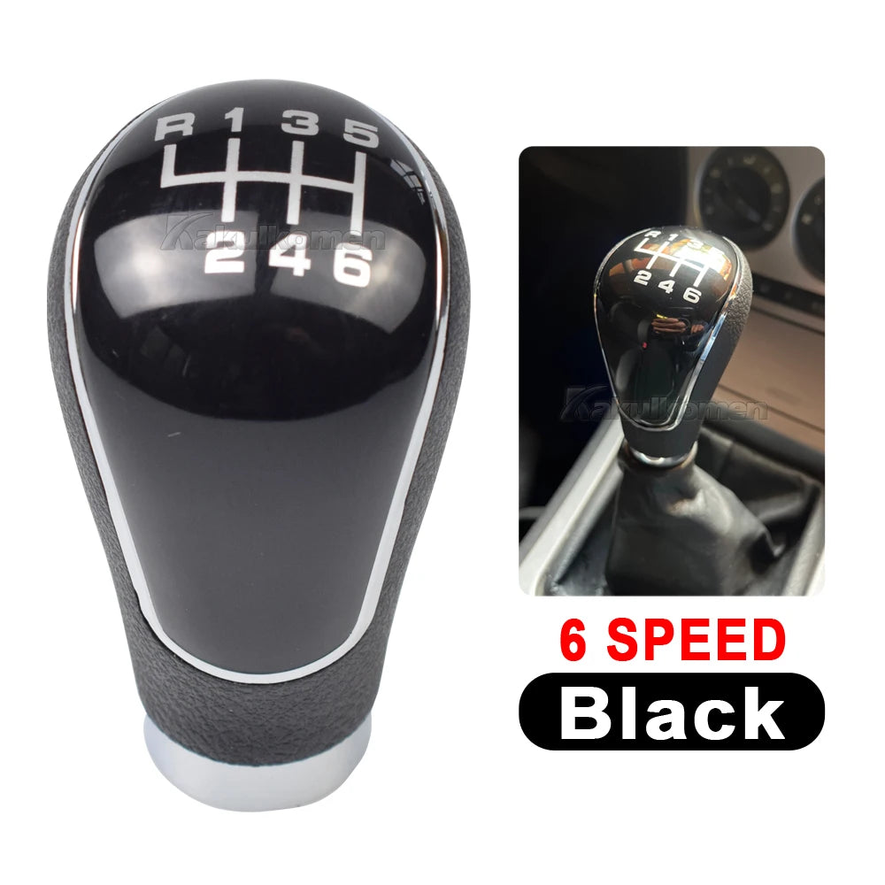 For Mazda 2/3/323/6/3 BK 2004 - 2012 Car 5/6 Speed Manual Transmission Gear Shift Handle New ABS Shift Lever Gear Shift Knob