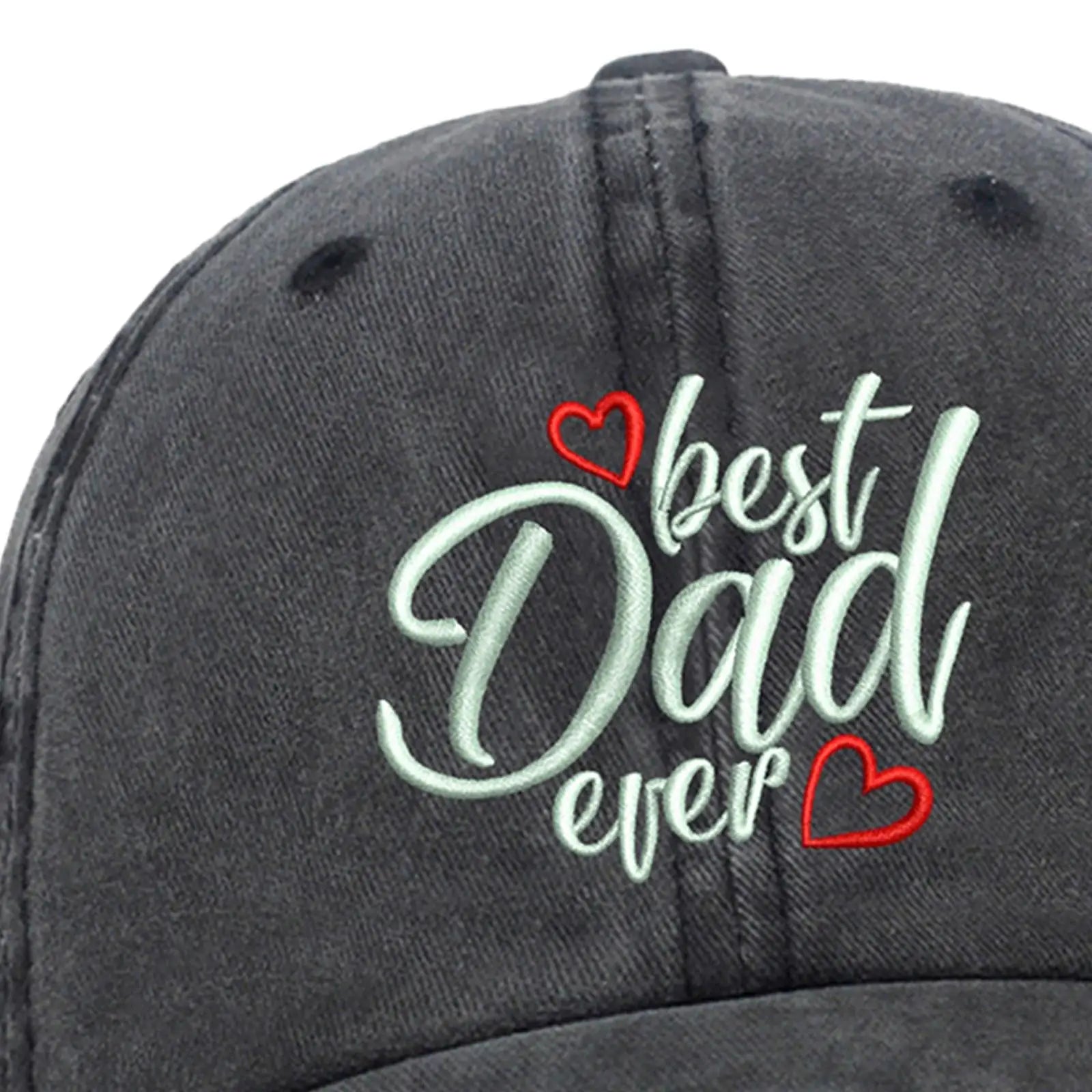 Embroidered Baseball Hat Casual Trendy Hip Hop Cap Unique Father's Day Gifts Sun Hat for Hiking Gardening Beach Poolside Parties