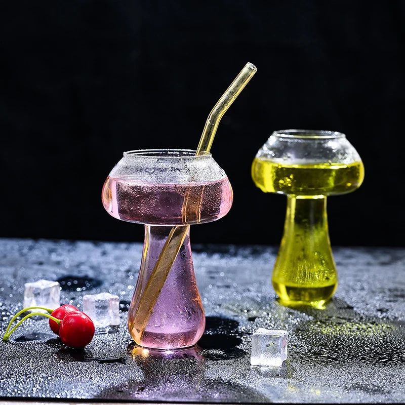 Cute Mushroom Cocktail Glass