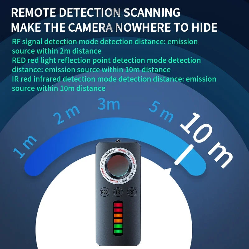 Hidden Camera Detector M40 Anti Spy Gadget Professional Wiretapping Bug Car GPS Tracker Infrared Camera Spy Things Search Device
