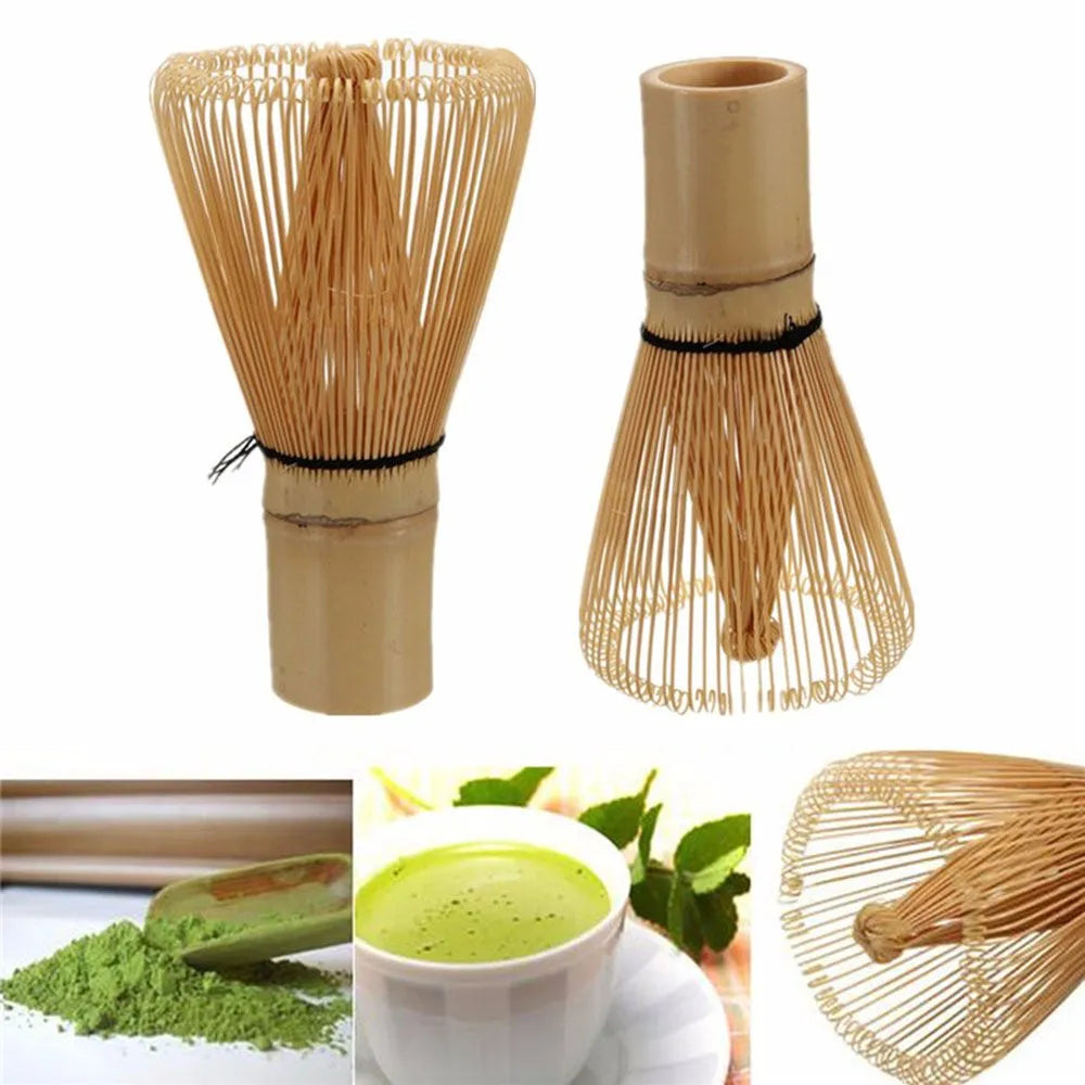 Japanese Tea Set Matcha Green Tea Powder Whisk Bamboo