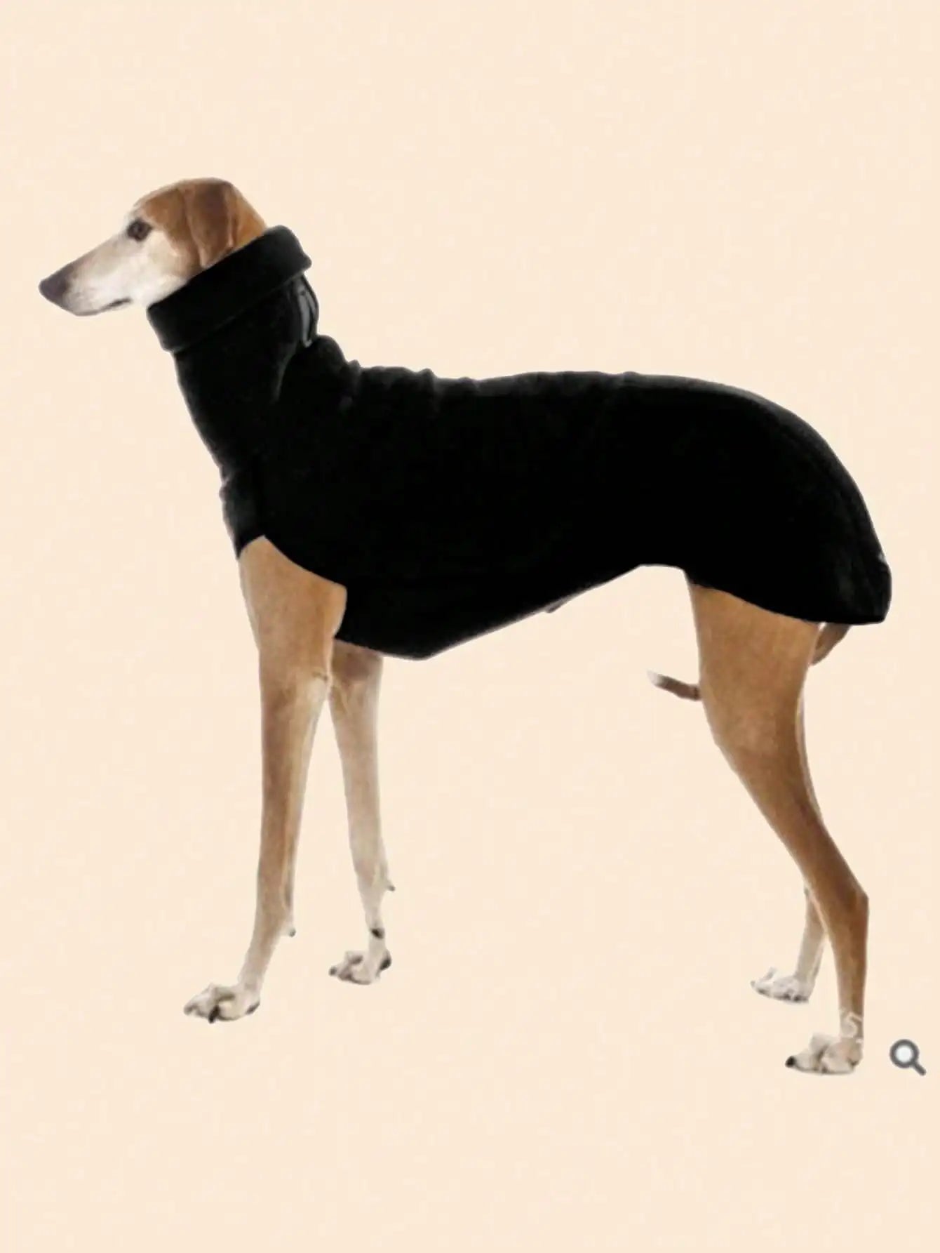Greyhound Clothes, Dog Winter Coat Pajamas Onesies  Turtleneck Stretch Greyhound Apparel Pet Clothes Coat Outfit for Medium, Lar