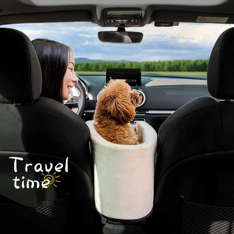 Portable Cat Dog Bed Travel Central Control Car Safety Pet Seat Transport Dog Carrier Protector For Small Dog Chihuahua Teddy - RY MARKET PLACE