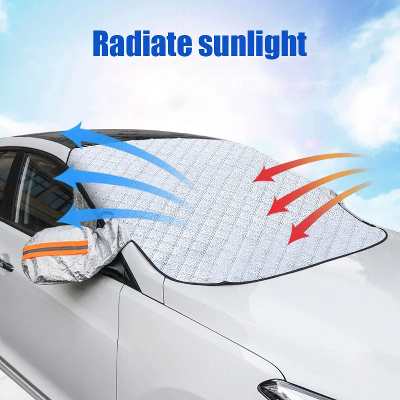 Magnetic Car Snow Ice Protector Window Windshield Sun Shade Front Rear Windshield Block Cover Visor Auto Exterior Accessories