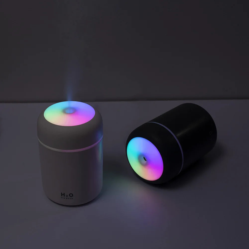 Portable 300ml Humidifier Mini Electric Mist Sprayer Usb Aroma Essential Oil Diffuser for Home Car With Colorful Night Light