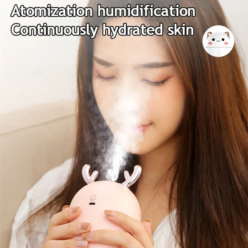 220ml Humidifier Aromatherapy Humidifiers Diffusers Cute For Home Pet Mini Household Fragrance Diffuser Small LED Night Light