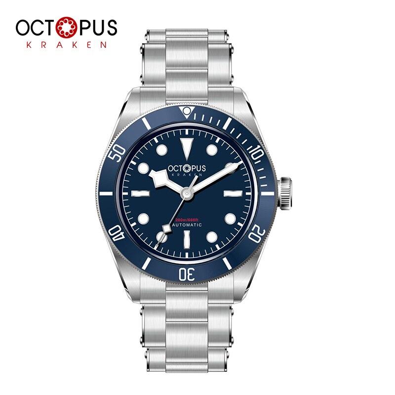 Octopus BB58 Luxury Men Watch 39mm Vintage Diver SW200 Movement Automatic Mechanical Sapphire Crystal 20ATM Waterproof Luminous - RY MARKET PLACE