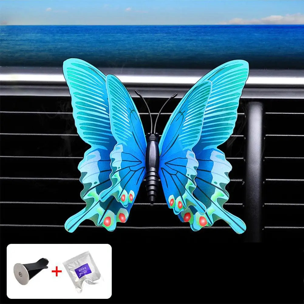 Air Freshener Butterfly Car Perfume Car-styling Natural Smell Air Conditioner Outlet Clip Fragrance Auto Accessories