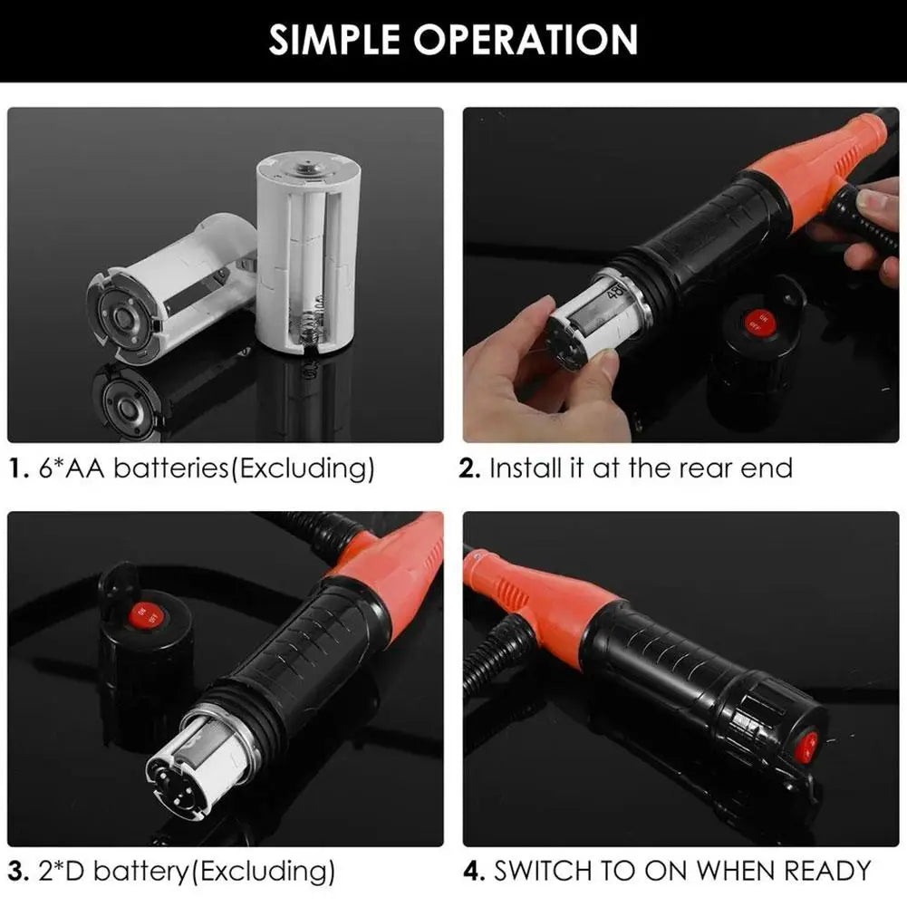 Battery Powered Fuel Transfer Pump Car Gas Oil Pump With Flow Control Nozzle Liquid Gasoline Tuning Fuel Gasoline Pump