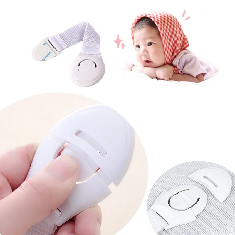 Child Safety Cabinet Lock Baby Security Protection Drawer Door Cabinet Lock Plastic Protection Kids Safety Door Lock