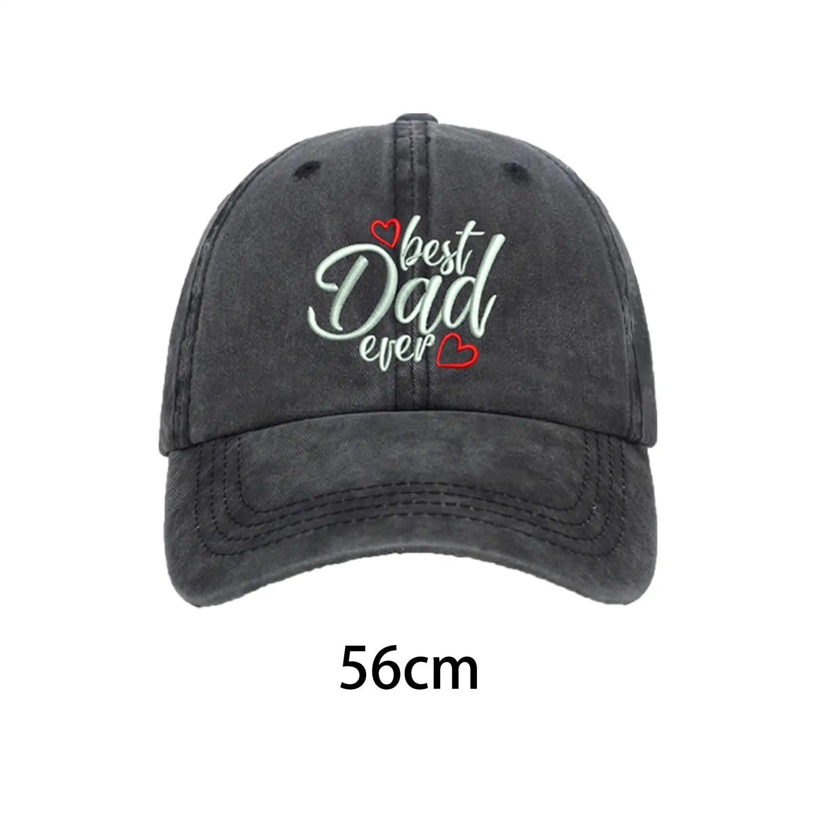 Embroidered Baseball Hat Casual Trendy Hip Hop Cap Unique Father's Day Gifts Sun Hat for Hiking Gardening Beach Poolside Parties