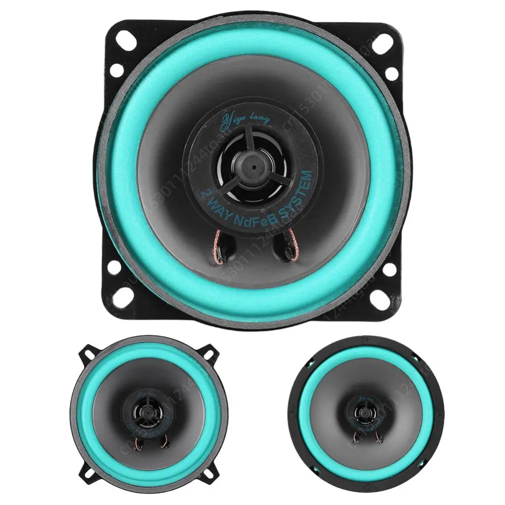 4/5/6 Inch HiFi Coaxial Subwoofer 100W/160W Car Audio Music Stereo 12V Full Range Speaker Sensitivity 92dB Car Subwoofer Stereo