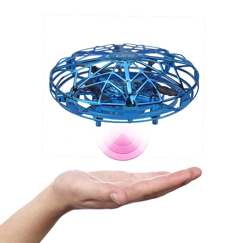Colorful  Anti-collision Flying Helicopter Magic Hand UFO Ball Aircraft Sensing Mini Induction Drone Kids Electric Toy Gift