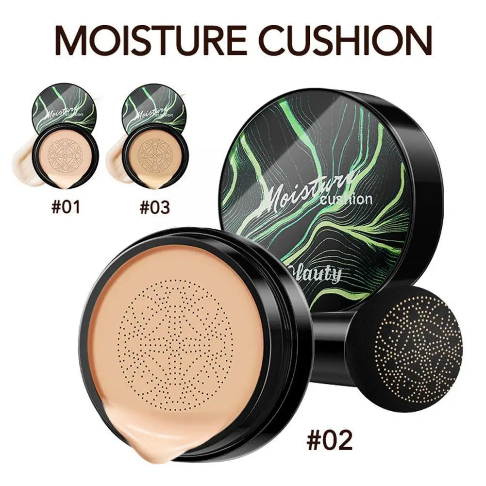 BB CC Cream  Face Foundation Concealer Cushion Mushroom Base Waterproof Brighten Makeup Whitening Tone Cosmetics Make up