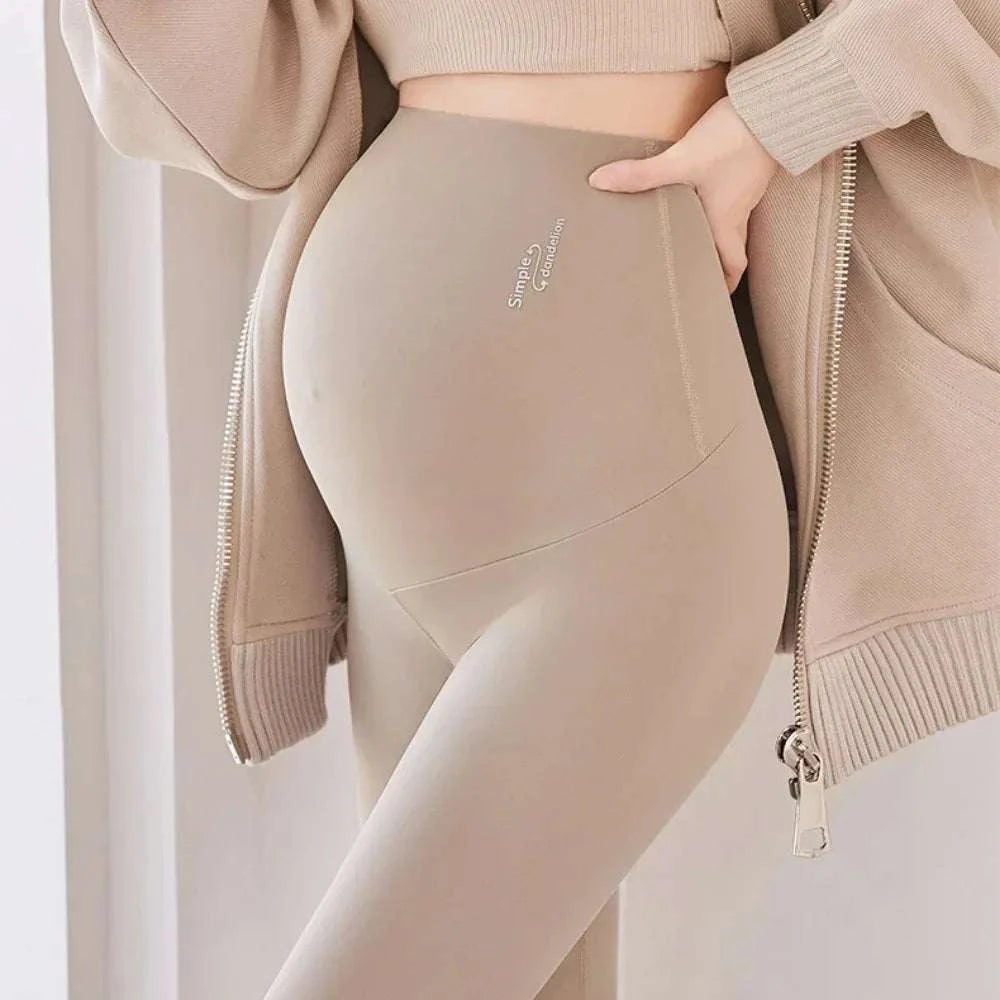 pregnant women Belly Support Knitted Leggins Body Shaper Trousers