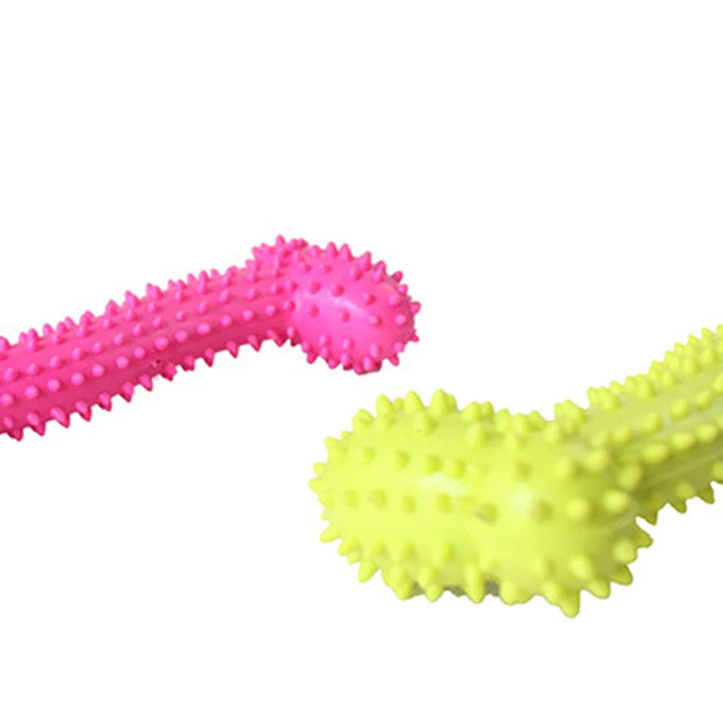 Pet Dog Toys Rubber Sounding Bone Toy Puppy Molars Rubber Ball Play For Teeth Training Pet Thermal Plastic Chewing Toys TPR