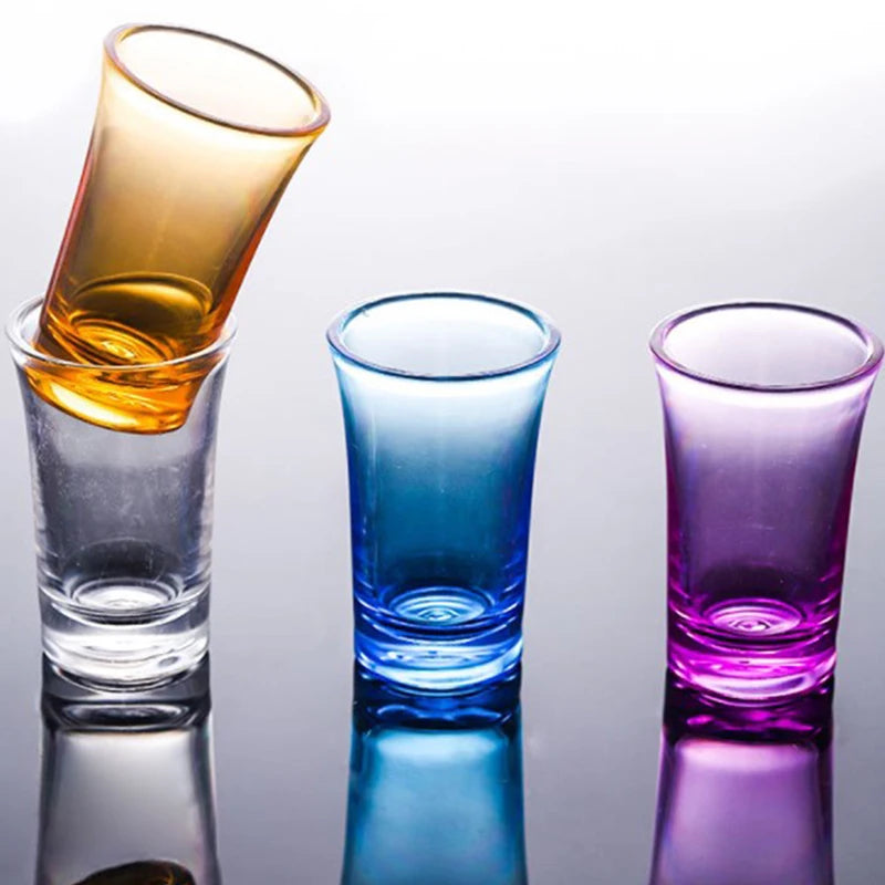  Heavy Duty Shot Acrylic Glasses