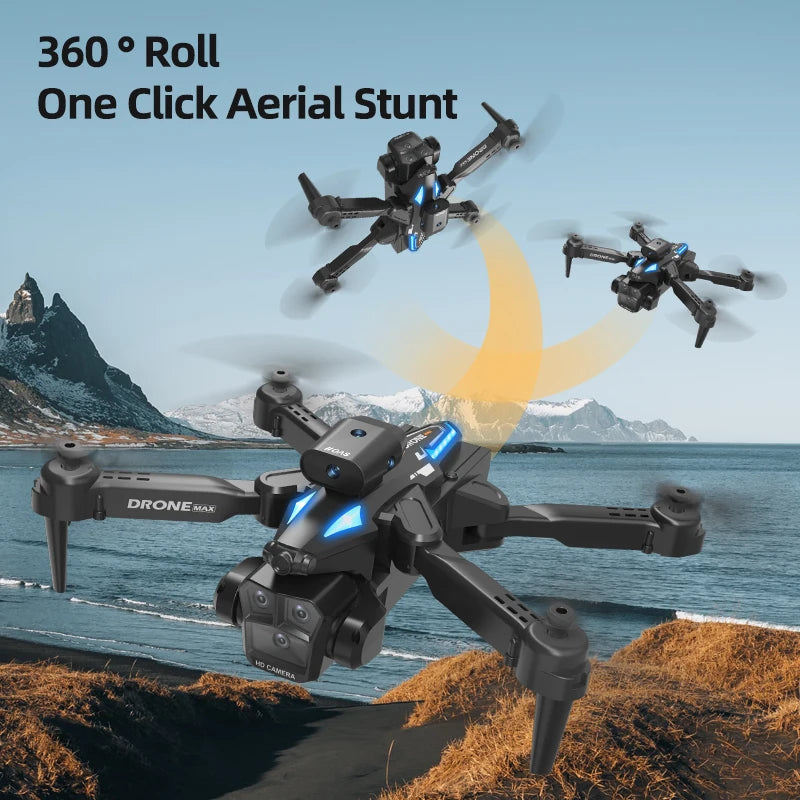 New C10 Max 6000M GPS Rc Drone HD Optical Flow Positioning Obstacle Avoidance Gesture Photography Foldable Quadcopter Toy Gifts