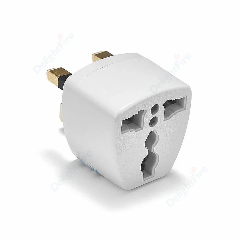1pc Universal UK Plug Adapter US American EU European AU To 3 Pin British Travel Power Adapter Plug Socket Electric Outlet
