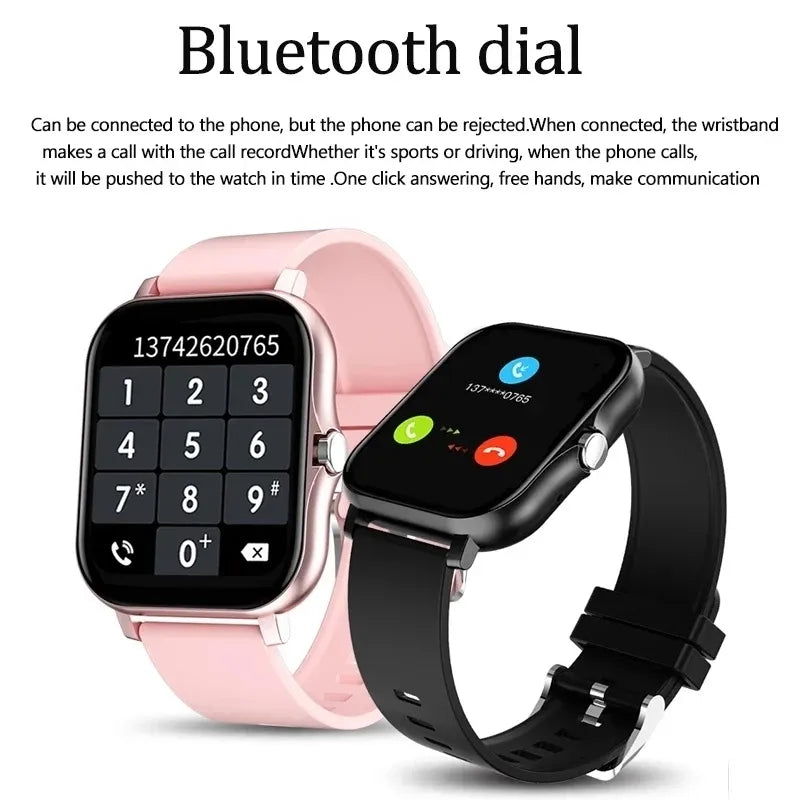 2023 New Smart Watch Women Bluetooth Call Watch Fitness Tracker Waterproof Sport Smart Clock Fashion Ladies Men Smartwatch Woman