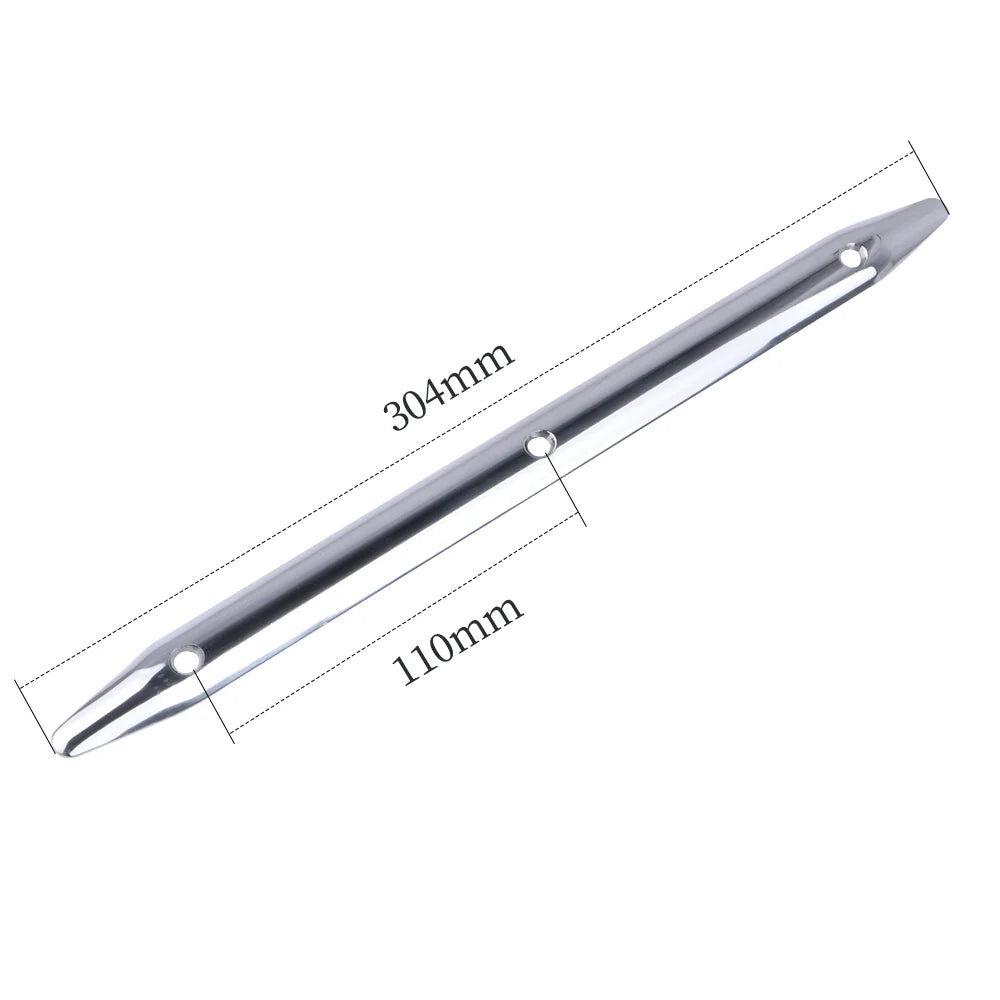 Marine Boat Anti-collision Strip Stainless Steel Anti-rub Bar Retail Bumper Crash  Rub Strake