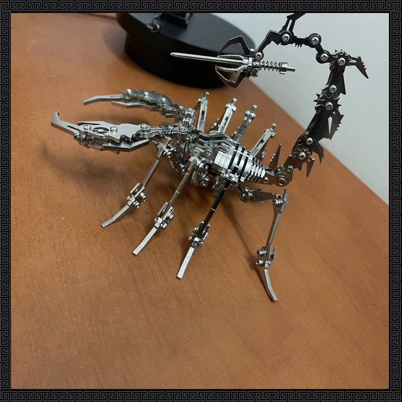 3D Scorpion King Puzzles Metal Mechanical Animal Insect Assembly Model Personalized Gifts - RY MARKET PLACE