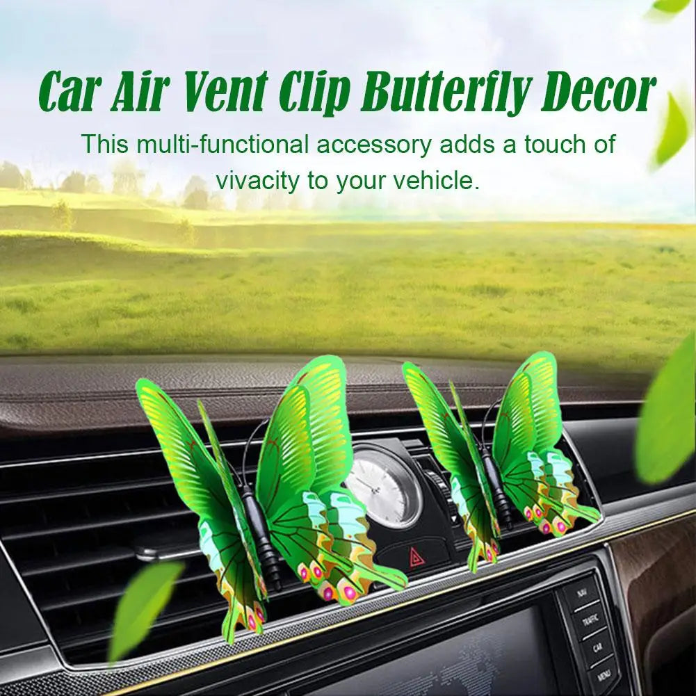 Air Freshener Butterfly Car Perfume Car-styling Natural Smell Air Conditioner Outlet Clip Fragrance Auto Accessories