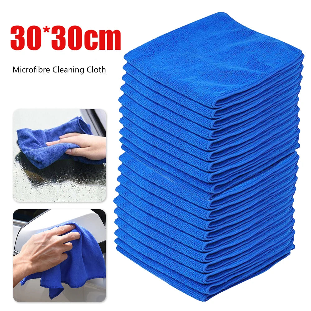 Microfiber Towels for Car Cleaning Soft Fast Drying Auto Detailing Polishing Cloth Household Car Care Hemming Towel Duster Rags