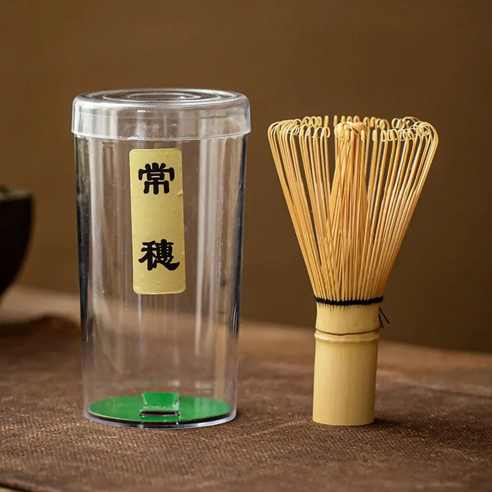 Japanese Tea Set Matcha Green Tea Powder Whisk Bamboo