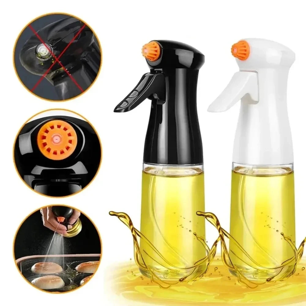 1/2PC Upgraded Olive Oil Sprayer Bottle Cooking Baking Vinegar Mist Sprayer Empty Bottle Spray Oil Dispenser for BBQ Picnic Tool