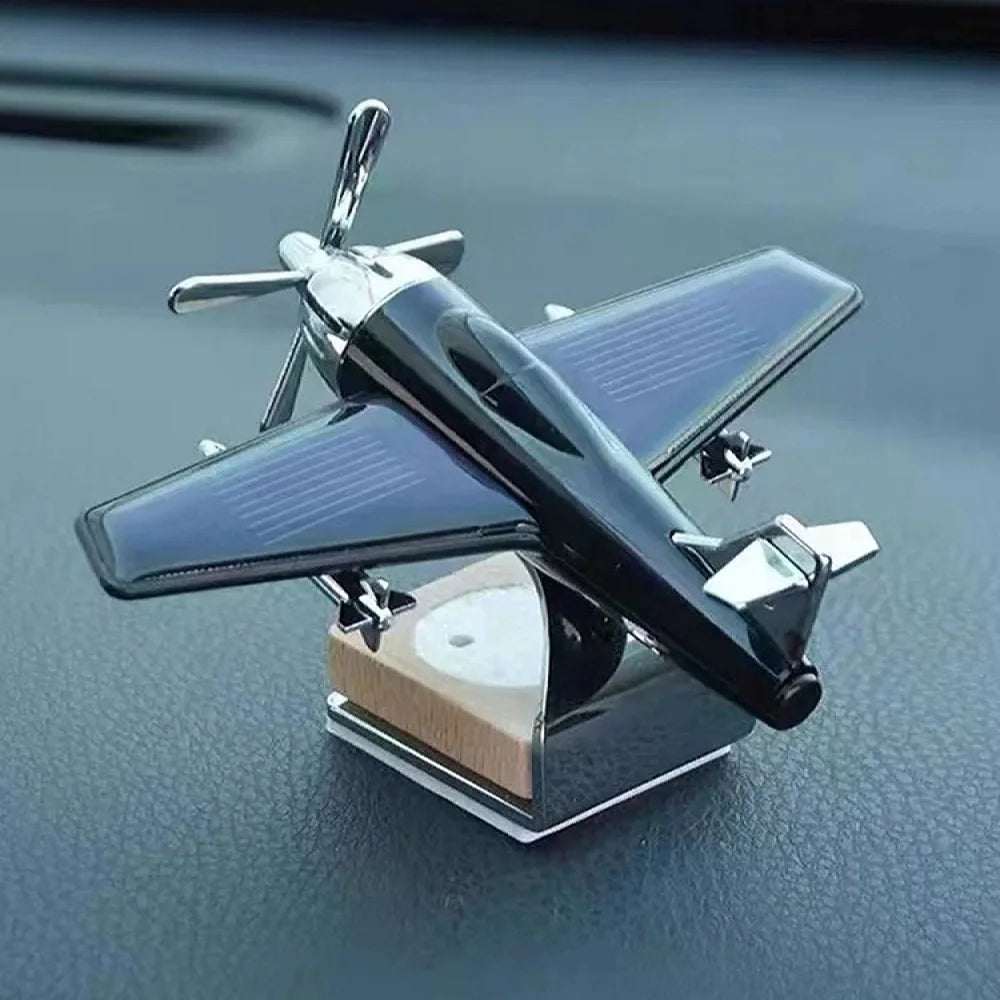 Car Air Freshener Solar Aircraft Decoration Mini Car Perfume Air Freshener Fragrance Car Airplane Ornament Car Accessories