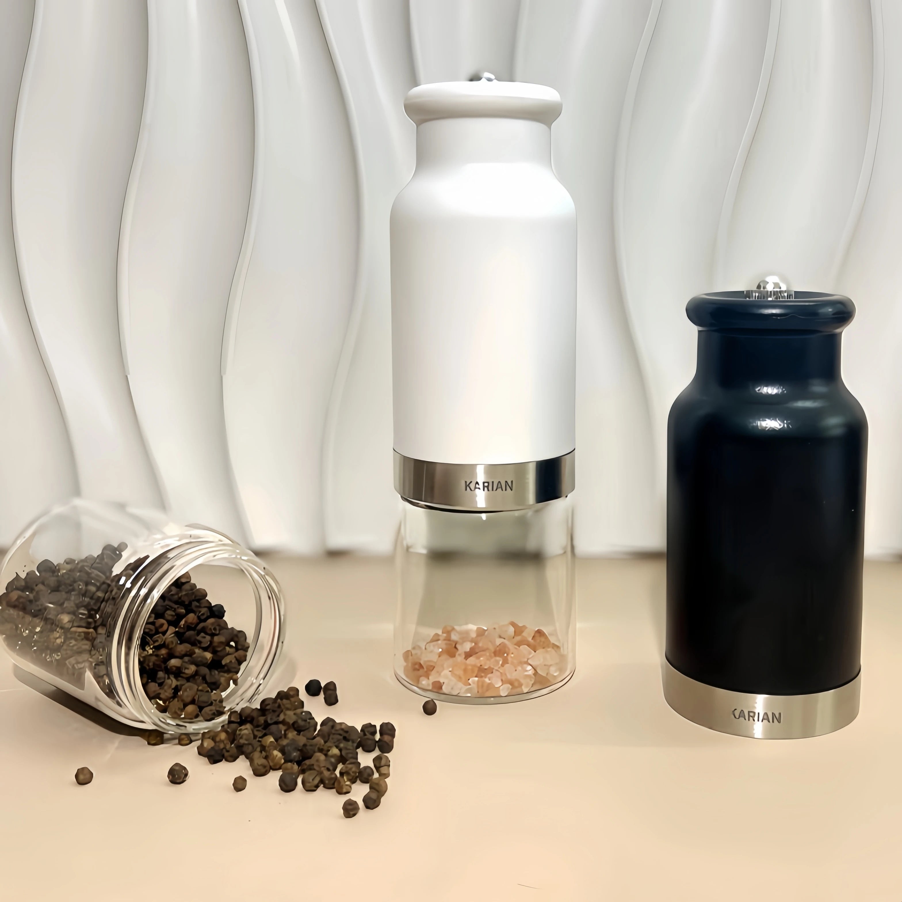 Pepper Grinder Automatic Electric Grinder Gravity sensing Grinder Ceramic Core Battery Power Sauce Grinder