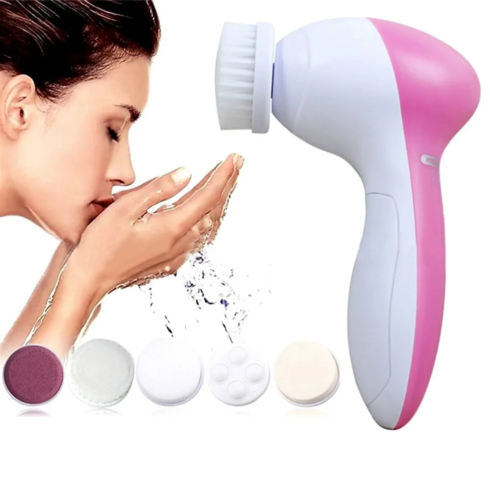 Electric Facial Cleaning Brush, Facial Cleaning Machine, Spa Skin Care Massager, Clove Cleaning, Faci Cleaning Tools