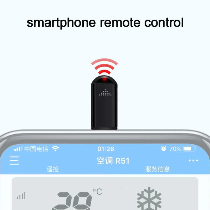 Phone IR Blasters Remote Control for Lightning Type C Universal Smart Infrared App Control Adapter Smart home IR Blasters tool