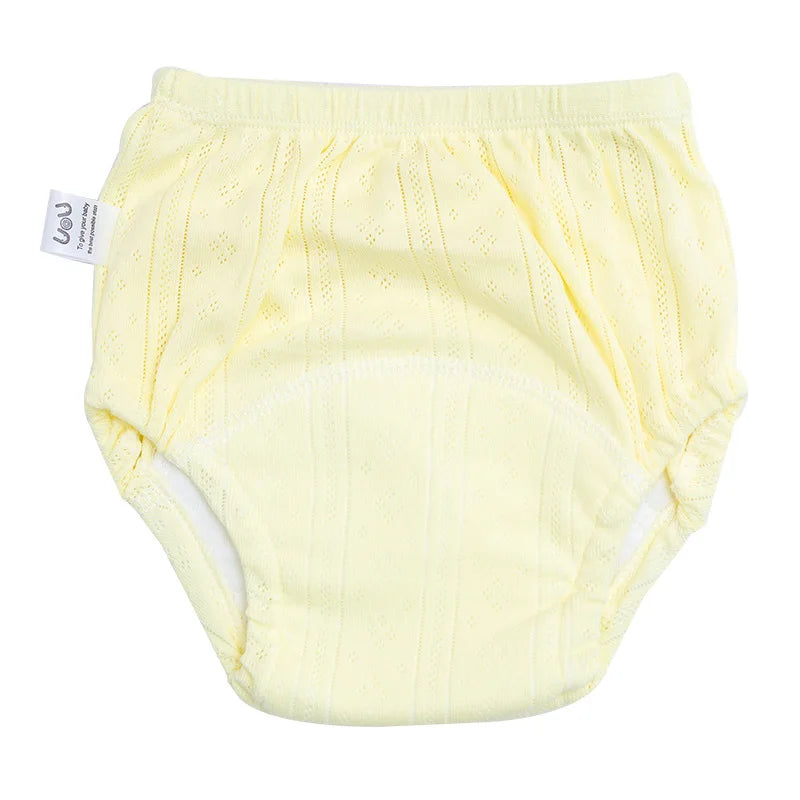 Newborn Training Pants Baby Shorts Solid Color Washable Underwear BABY Boy Girl Cloth Diapers Reusable Nappies Infant Panties