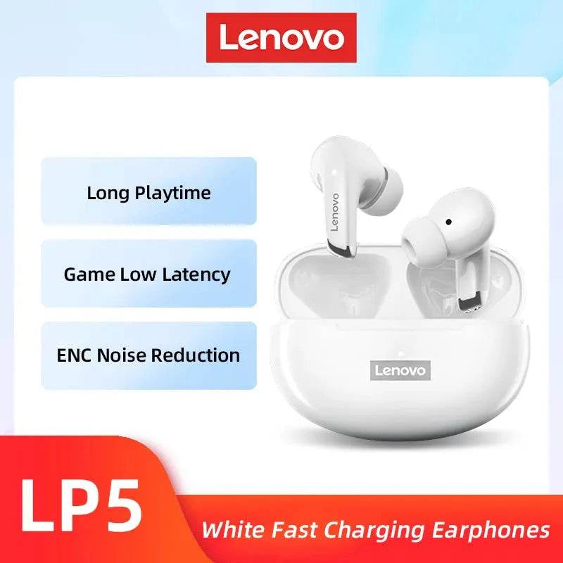 Original Lenovo LP5  Wireless Bluetooth Earbuds