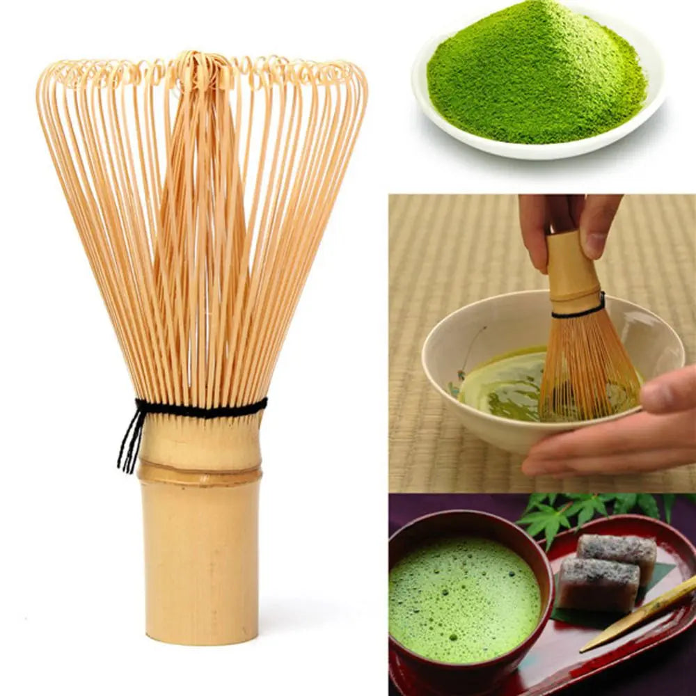 Japanese Tea Set Matcha Green Tea Powder Whisk Bamboo