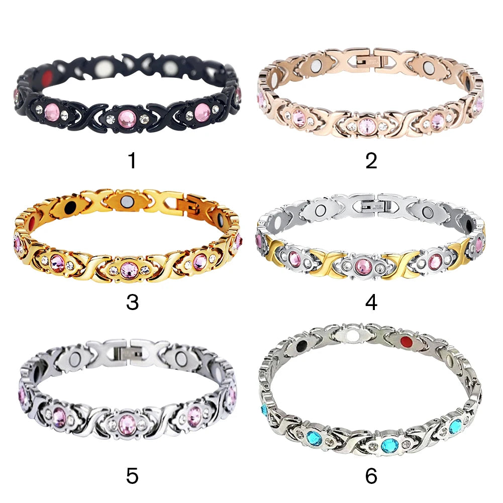 Magnetic Therapy Weight Loss Bracelets Trendy Energy Magnets Jewelry Lymph Detox Bracelet Healthcare Fashion Gifts