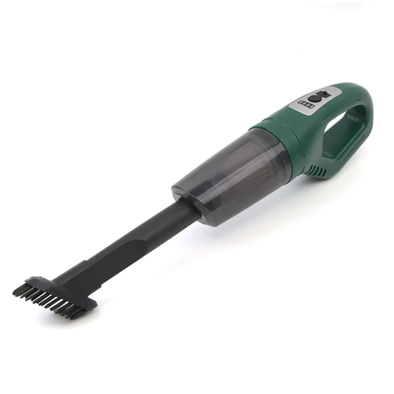 1 Set Handheld Car Vacuum Cleaners High Suction Car and Household Dual Purpose Charging Green Small Wireless Vacuum Cleaner