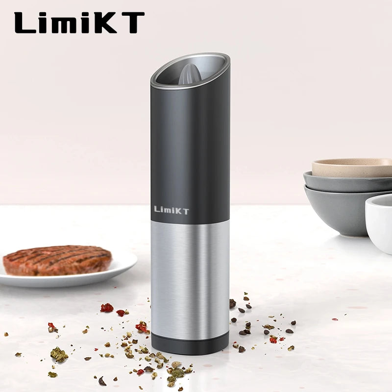 LimiKT Gravity-sensing Automatic Grinder Sea Salt Pepper Electric Grinder Battery Model