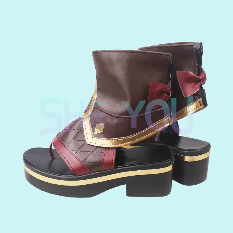 Impact Kuki Shinobu Cosplay Shoes Women Costume Accessories Props