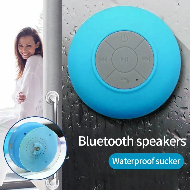 Bathroom waterproof wireless Bluetooth speaker large suction cup mini portable speaker outdoor sports stereo speaker